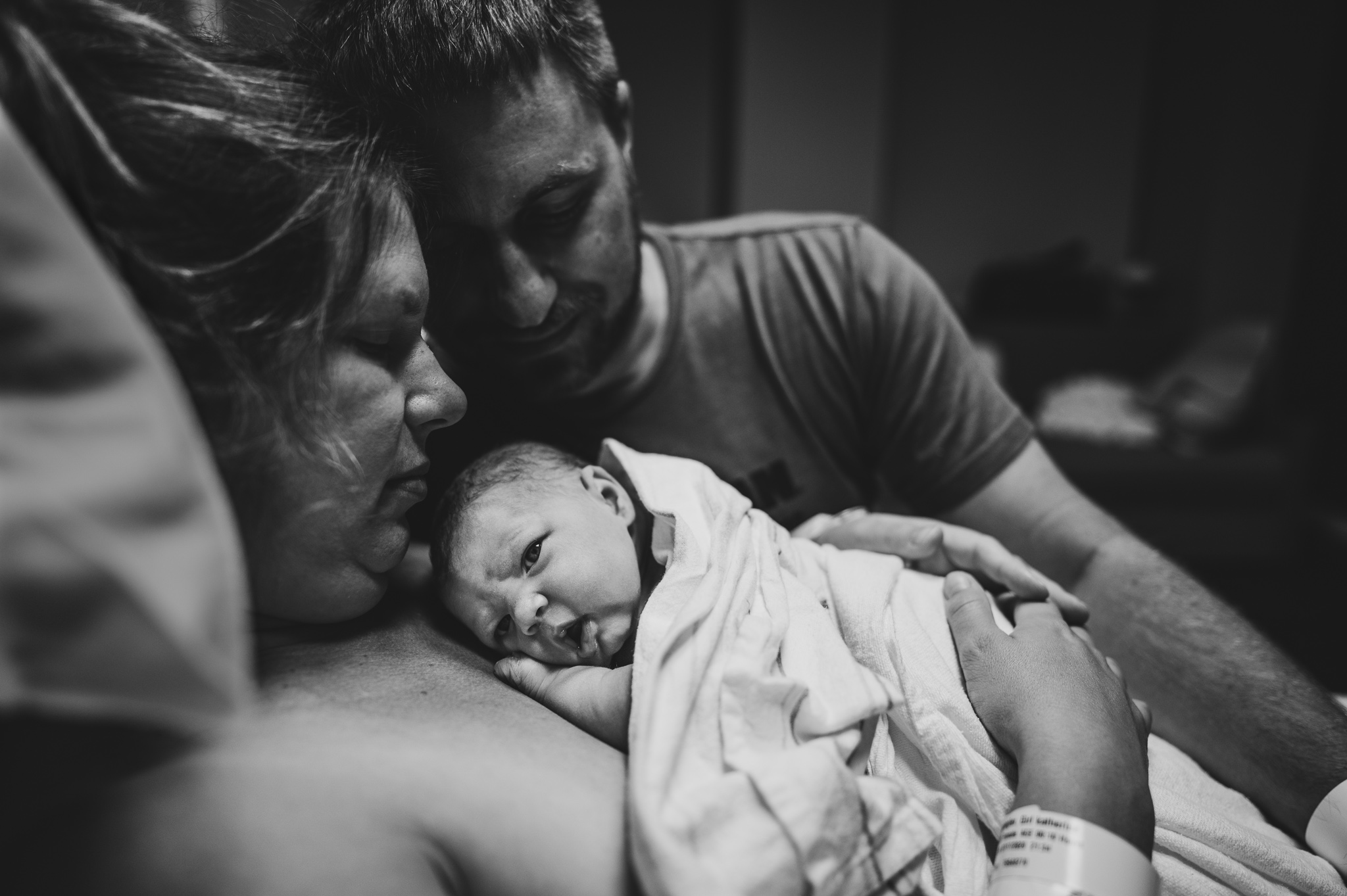 Indiana hospital birth photography by Mackenzie Thada