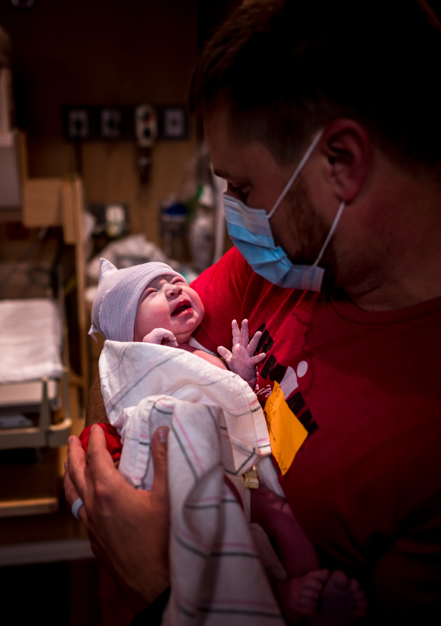 IU Health natural birth: birth photography