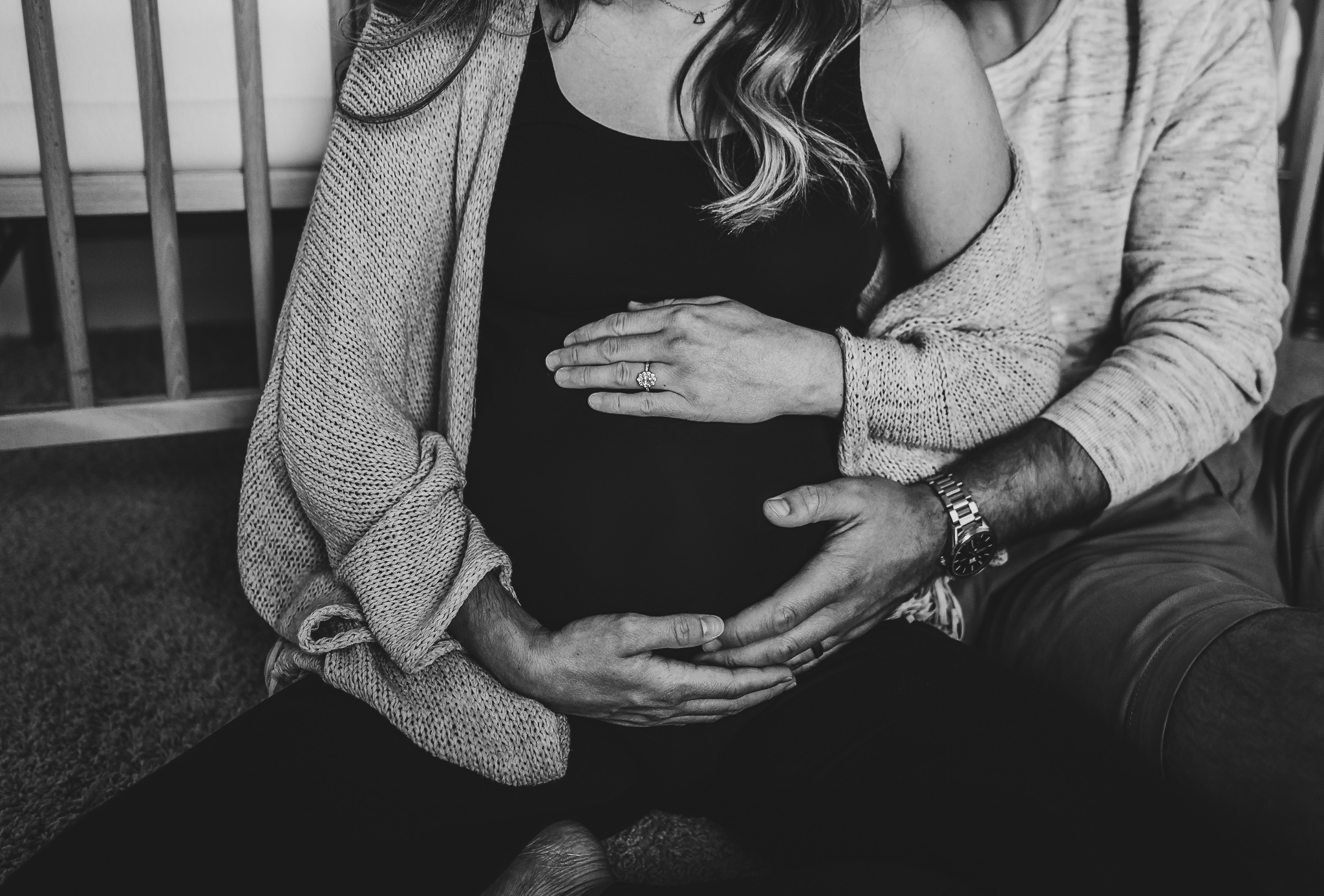 pregnant belly photo by mackenzie thada photography